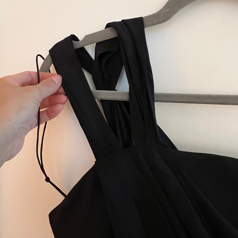 EUC 3.1 phillip lim asymmetrical dress in black, SZ 2 - Picture 5 of 7